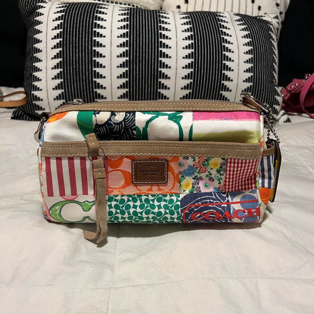 Patchwork Coach handbag